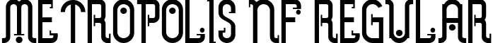 Metropolis NF Regular font - MetropolisNF.ttf