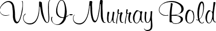 VNI-Murray Bold font - vni.common.VMURRAYB.ttf