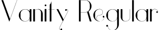 Vanity Regular font - Vanity-Light.otf