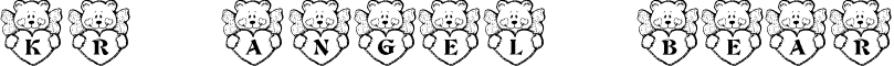 KR Angel Bear font - KR Angel Bear.ttf