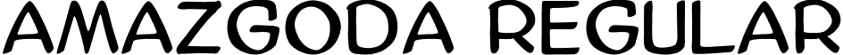 AmazGoDa Regular font - AmazGoDa.ttf