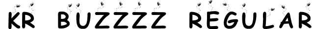 KR Buzzzz Regular font - KR Buzzzz.ttf