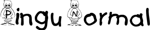 Pingu Normal font - Pingu.ttf