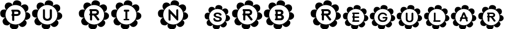 PU-RI-N sRB Regular font - PU-RI-N(sRB).TTF