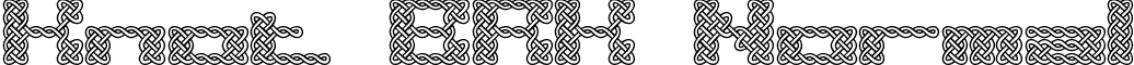 Knot BRK Normal font - knot.ttf