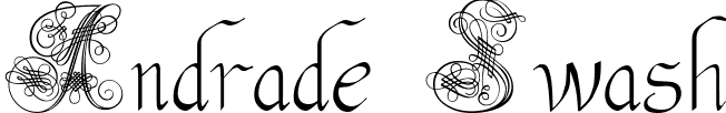 Andrade Swash font - Andrade_Swash.ttf