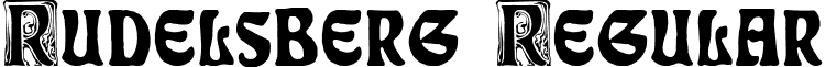 Rudelsberg Regular font - Rudelsberg-Initialen.ttf