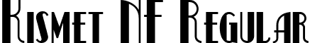 Kismet NF Regular font - KismetNF.ttf