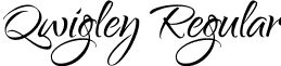 Qwigley Regular font - Qwigley-Regular.ttf