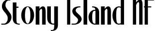 Stony Island NF font - StonyIslandNF.ttf