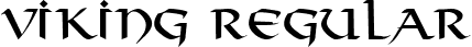 Viking Regular font - Viking.ttf