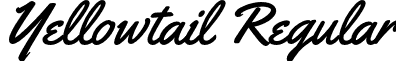 Yellowtail Regular font - Yellowtail-Regular.otf