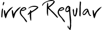 irrep Regular font - irrep.ttf