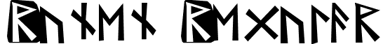 Runen Regular font - Runes.ttf