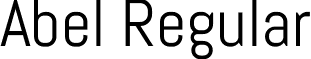 Abel Regular font - Abel-Regular.ttf