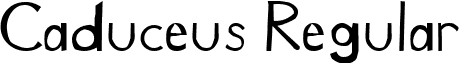 Caduceus Regular font - caduc___.ttf