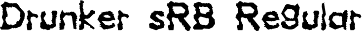 Drunker sRB Regular font - Drunker(sRB).TTF