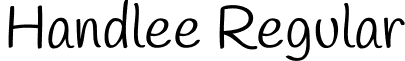 Handlee Regular font - Handlee-Regular.ttf