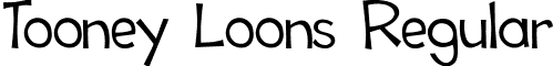 Tooney Loons Regular font - toony_loons.ttf