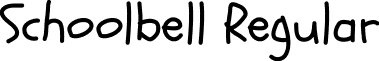 Schoolbell Regular font - Schoolbell.ttf