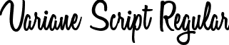 Variane Script Regular font - Variane Script.ttf