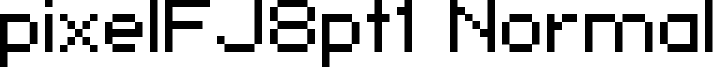 pixelFJ8pt1 Normal font - pixelFJ8pt1__.TTF