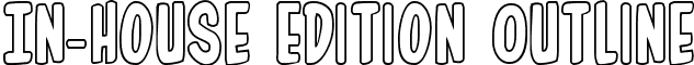 In-House Edition Outline font - inhouseeditionout.ttf