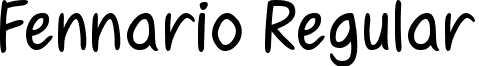 Fennario Regular font - fennrg__.ttf