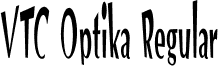 VTC Optika Regular font - VTC Optika Regular.ttf