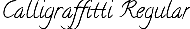 Calligraffitti Regular font - Calligraffitti-Regular.ttf