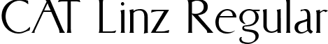 CAT Linz Regular font - CATLinz_1.8.ttf