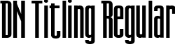 DN Titling Regular font - DNTitling.ttf