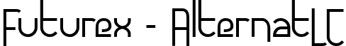 Futurex - AlternatLC font - FUTUALC_.ttf