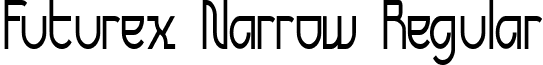 Futurex Narrow Regular font - FUTUN___.ttf