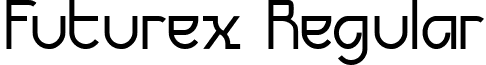 Futurex Regular font - FUTUREX_.ttf