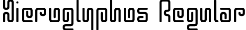 Hieroglyphos Regular font - hieros-0926.ttf