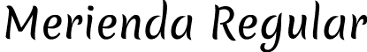 Merienda Regular font - Merienda-Regular.ttf