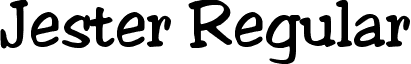 Jester Regular font - Jester.ttf