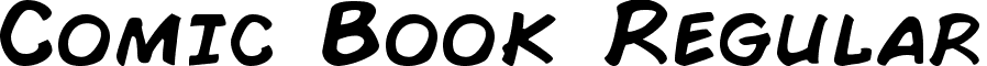 Comic Book Regular font - Comic Book.otf