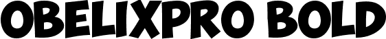 ObelixPro Bold font - ObelixProB-cyr.ttf