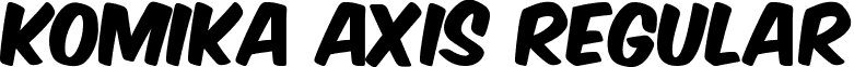 Komika Axis Regular font - KOMIKAX_.ttf