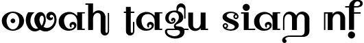 Owah Tagu Siam NF font - OwahTaguSiamNF.otf