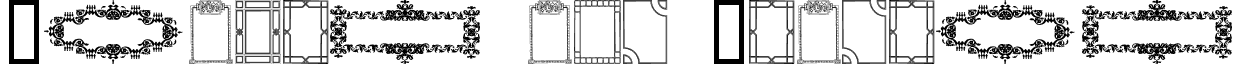 Frames and Headers font - Frames and Headers.ttf