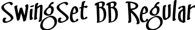 SwingSet BB Regular font - SWINSBRG.TTF