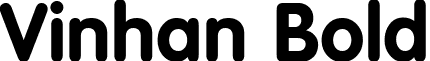 Vinhan Bold font - vni.common.VINHAN.ttf