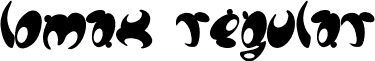 Lomax Regular font - Lomax.ttf