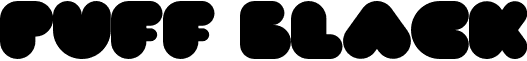 PUFF Black font - PUFF02.otf