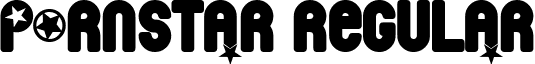 Pornstar Regular font - PORNSTAR.TTF