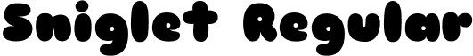 Sniglet Regular font - Sniglet Regular.ttf