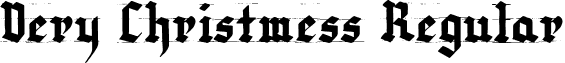 Very Christmess Regular font - VeryChristmess.ttf